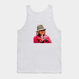 Jane Fonda Cuffed Fire Drill Friday Tank Top